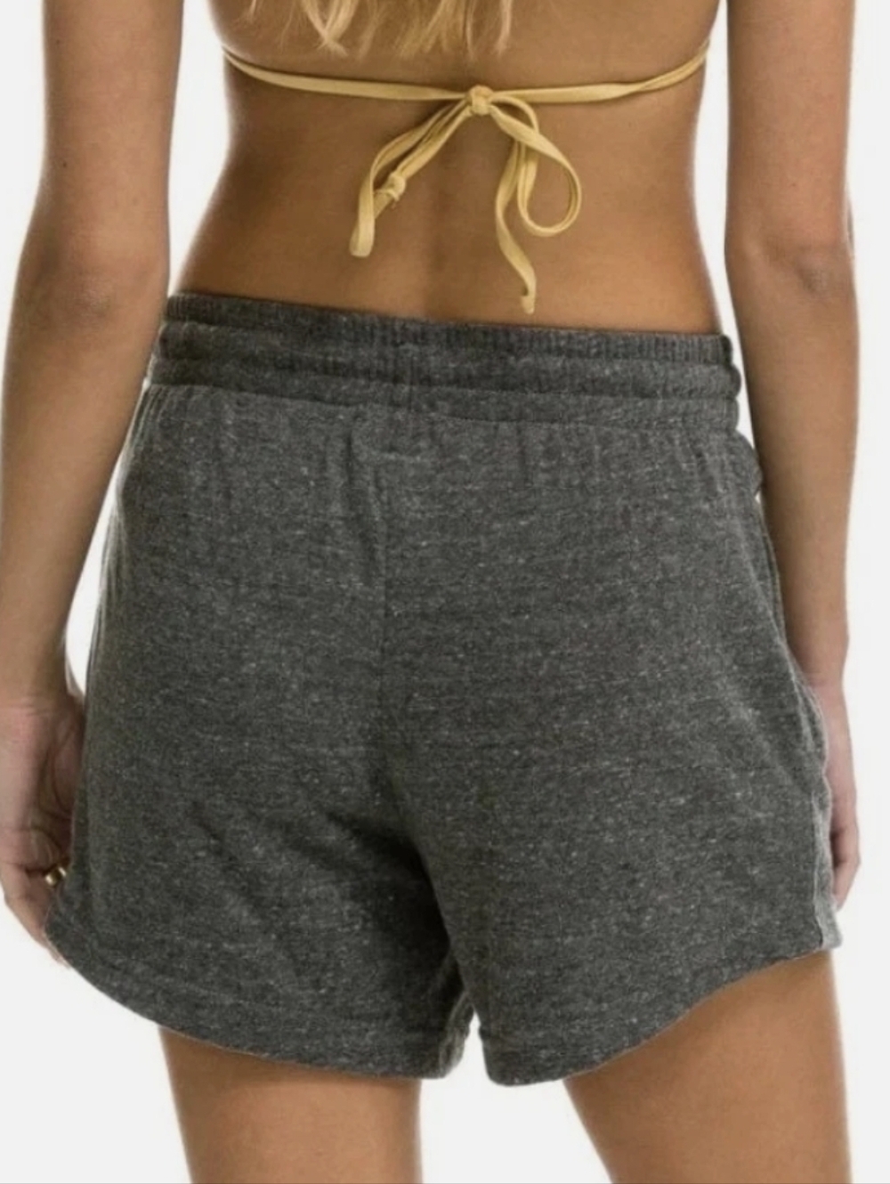 Aviator Nation Gray Embroidered Lightweight Lounger Shorts - Picture 13 of 13